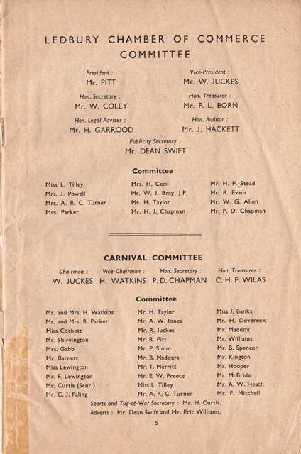 [1946 Carnival Programme]