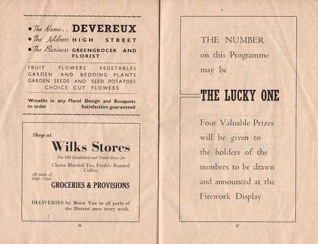 [1946 Carnival Programme]