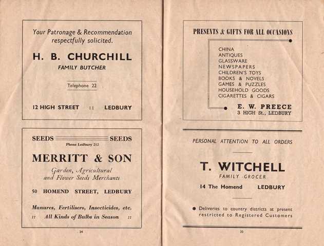 [1946 Carnival Programme]