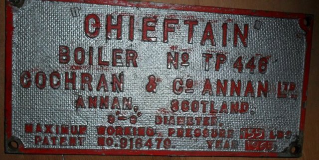 [Chieftan Boiler Plate]