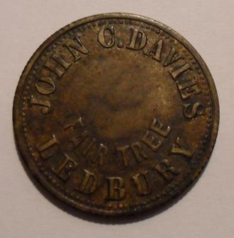 [John C DAVIES, Fair Tree Ledbury, Token]