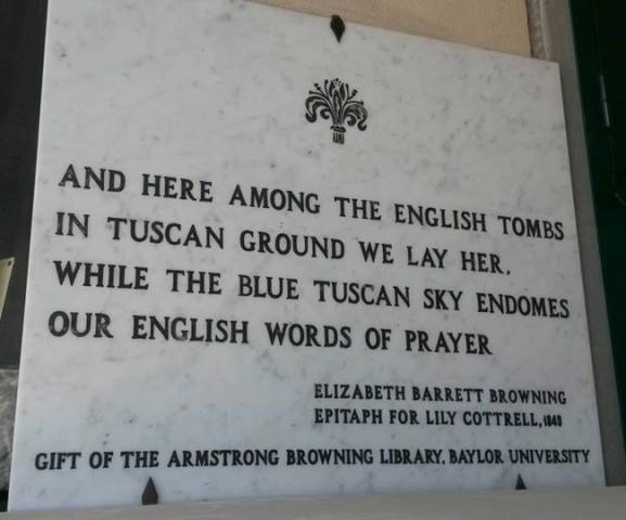 [Elizabeth Barrett Browning's Grave]