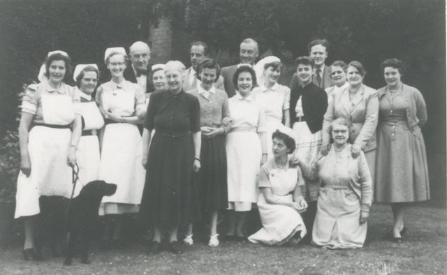 [Ledbury Hospital Staff 1955]