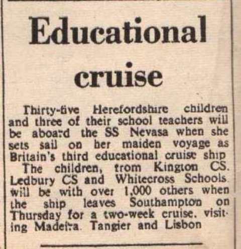 [1965 Educational Cruise]